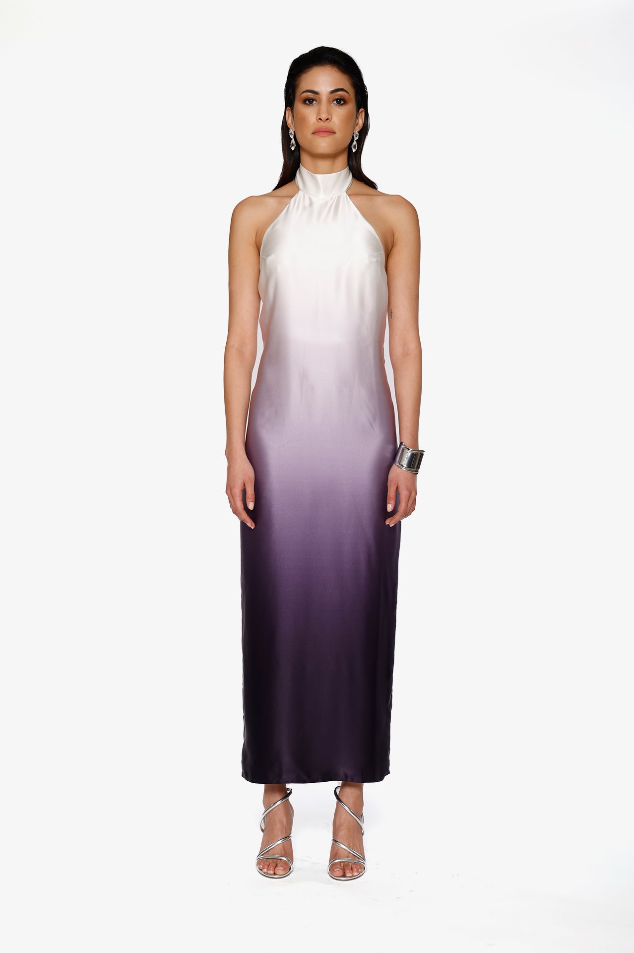 Ombr Silk Maxi Dress