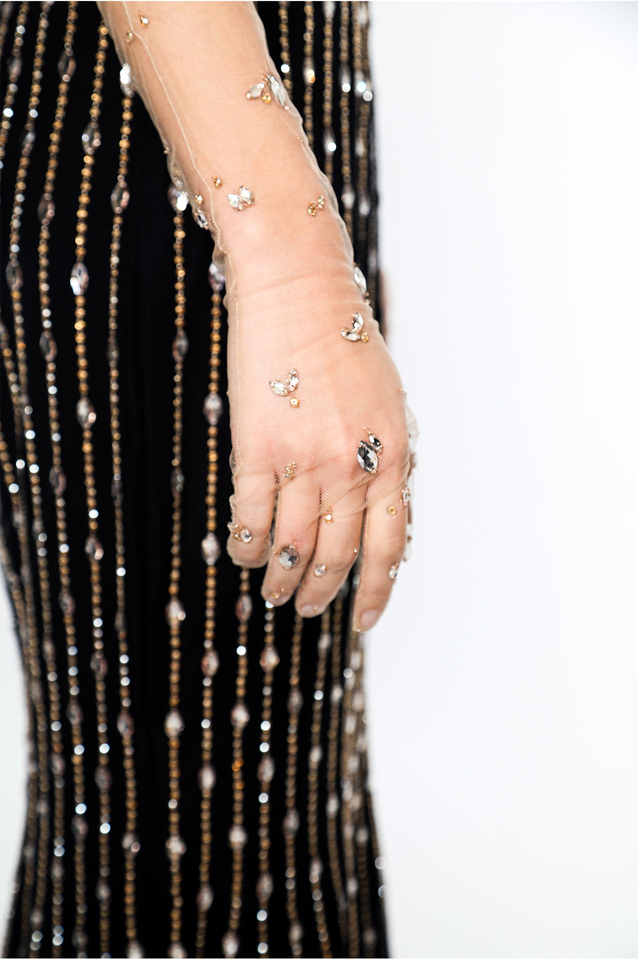 The Noir Strobe Gown