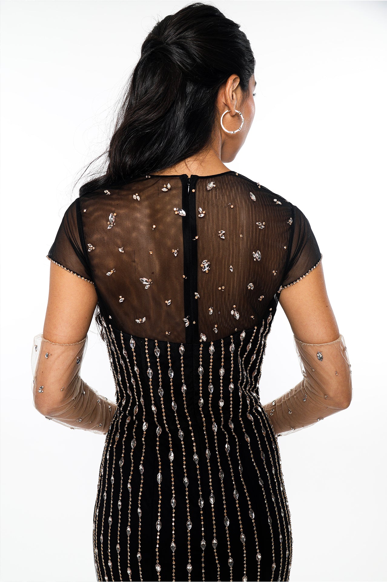 The Noir Strobe Gown