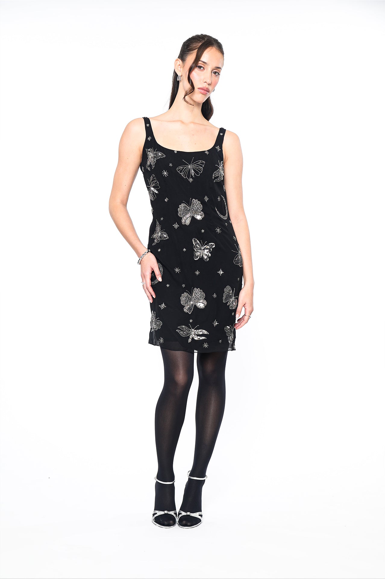 The Noir Eclipse Mini Dress