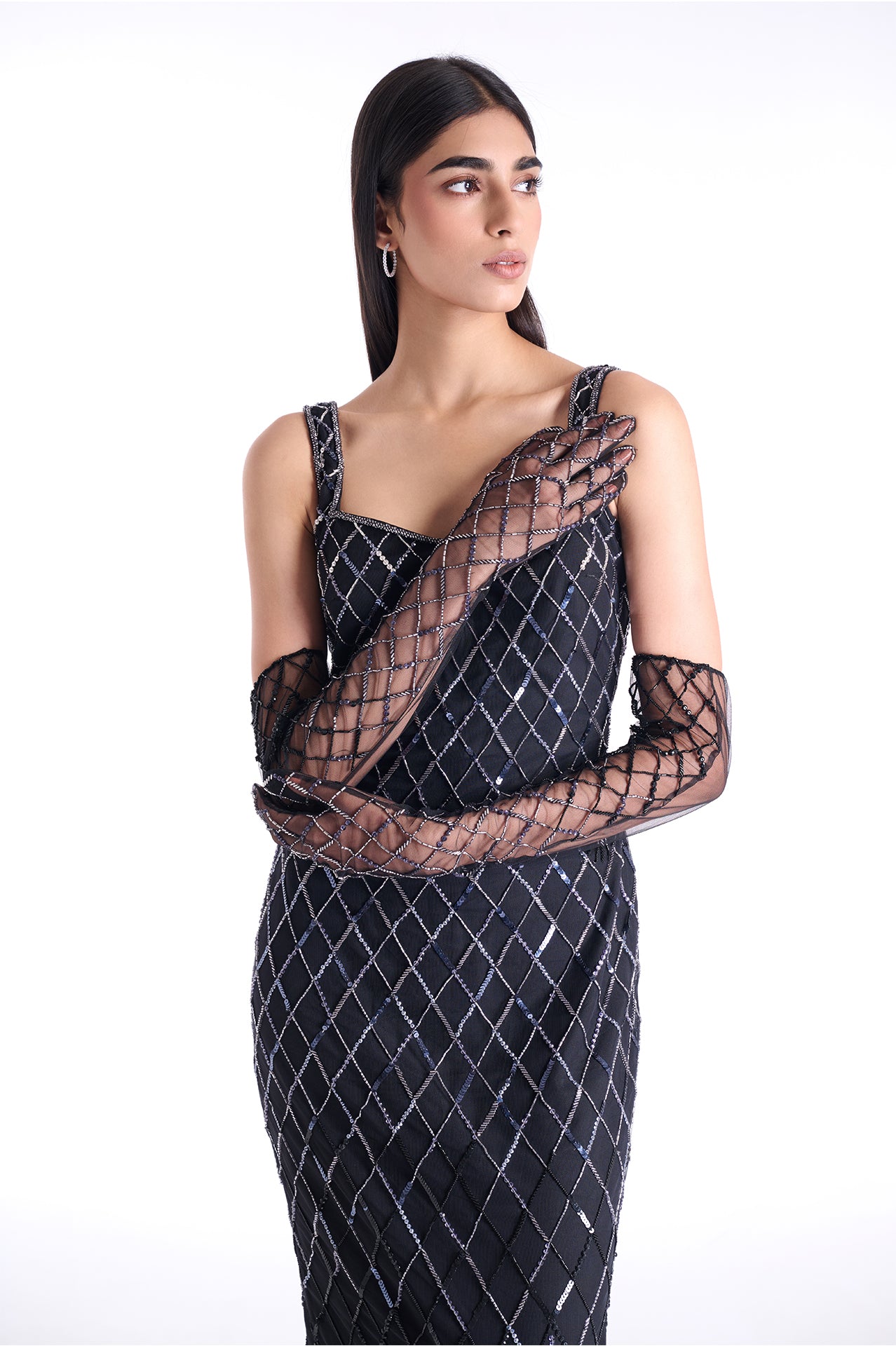 Vesper Noire Ombré Gloves