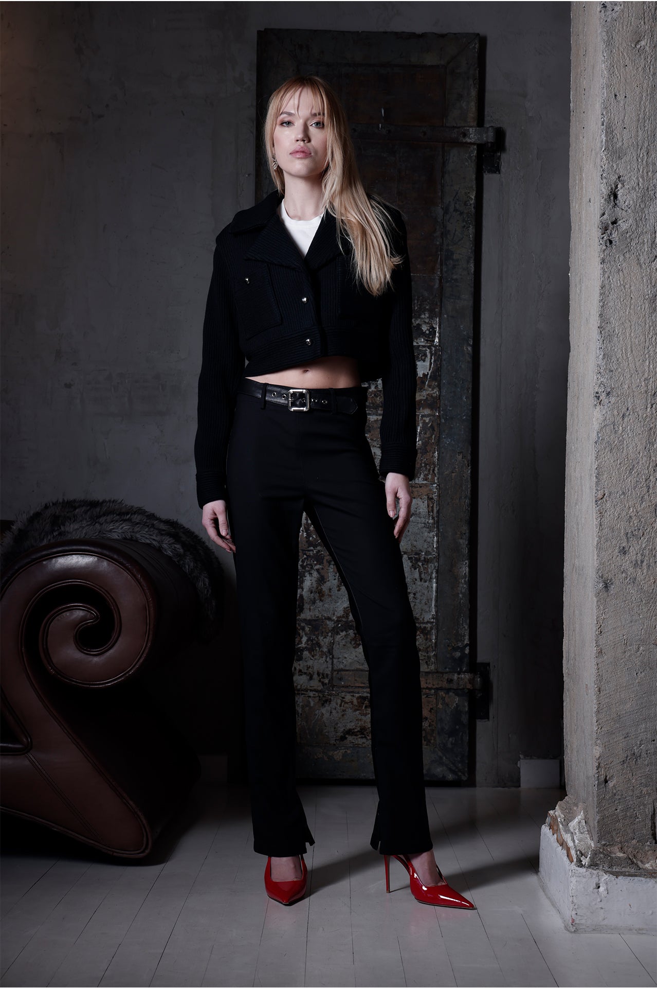 Two-Tone Chain Pant