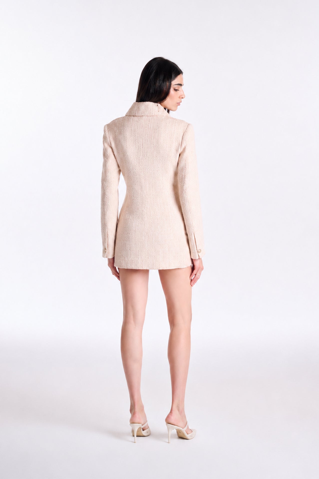 Tuxedo Corset Blazer Dress