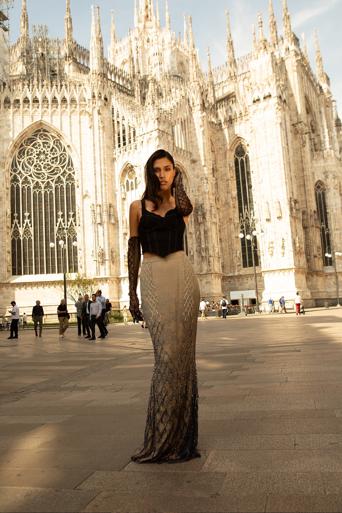 Moonveil Lace Lehenga