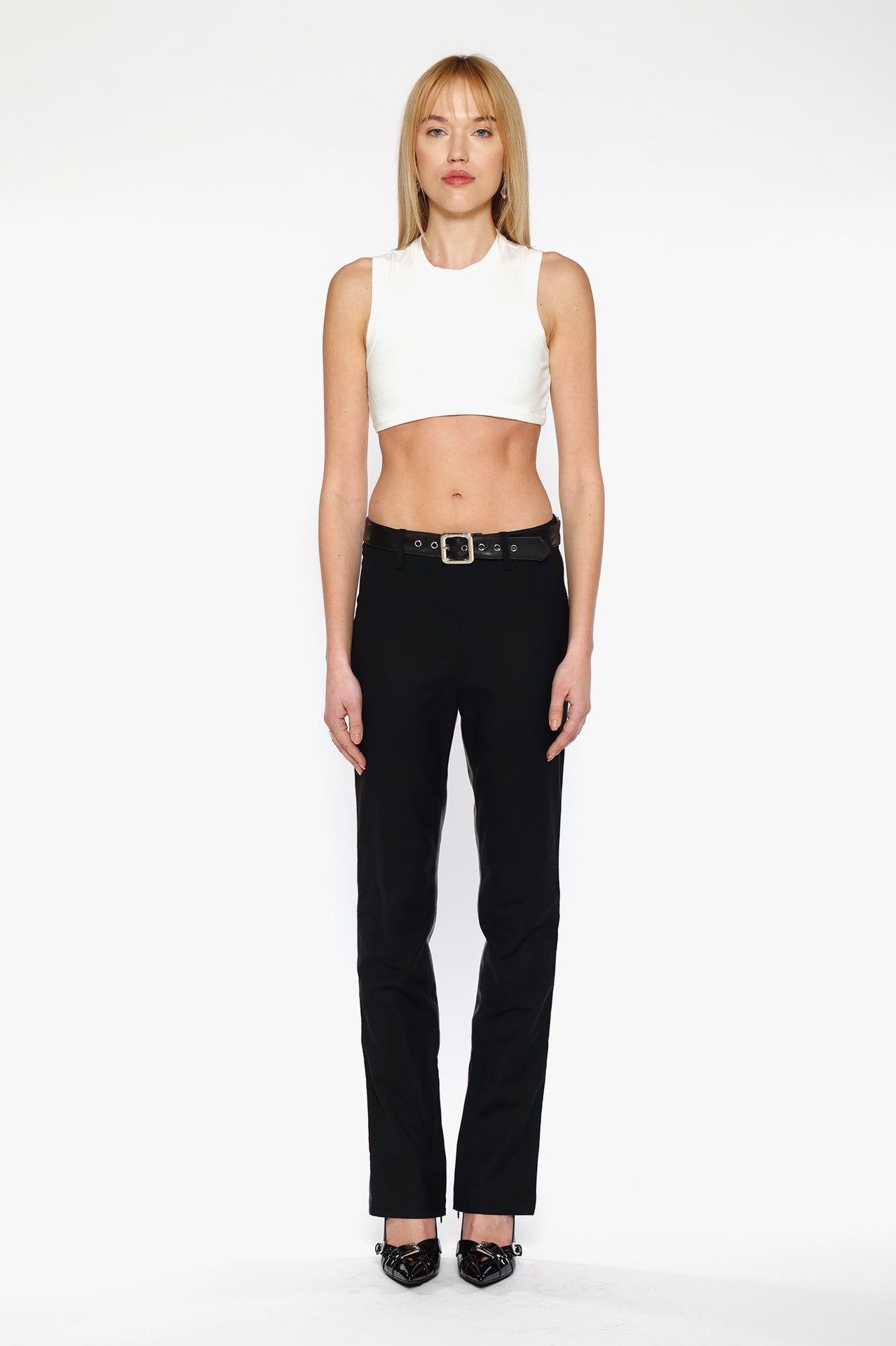 Cropped Rib Tank