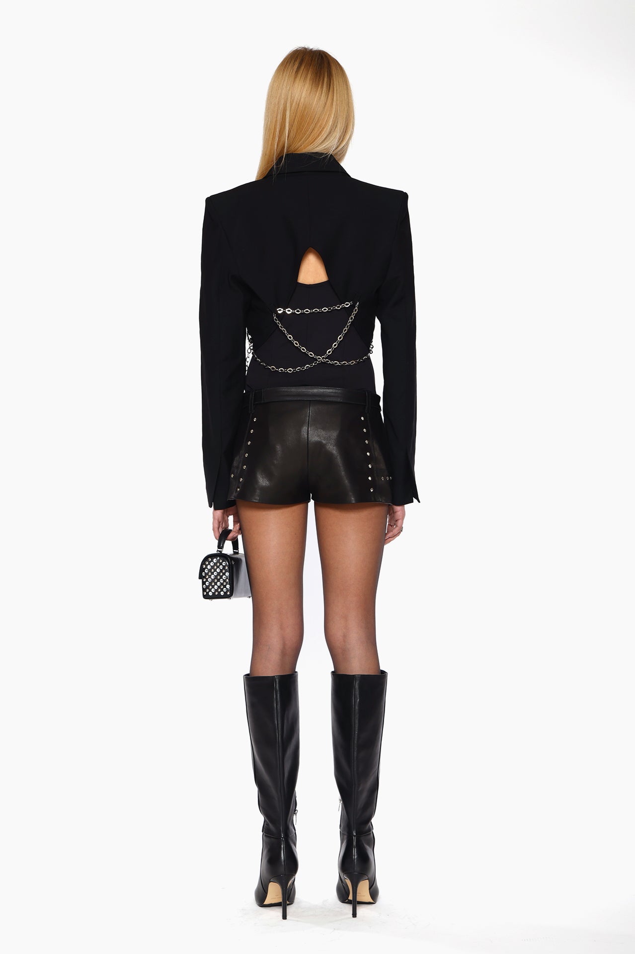 Cutout Chain Blazer