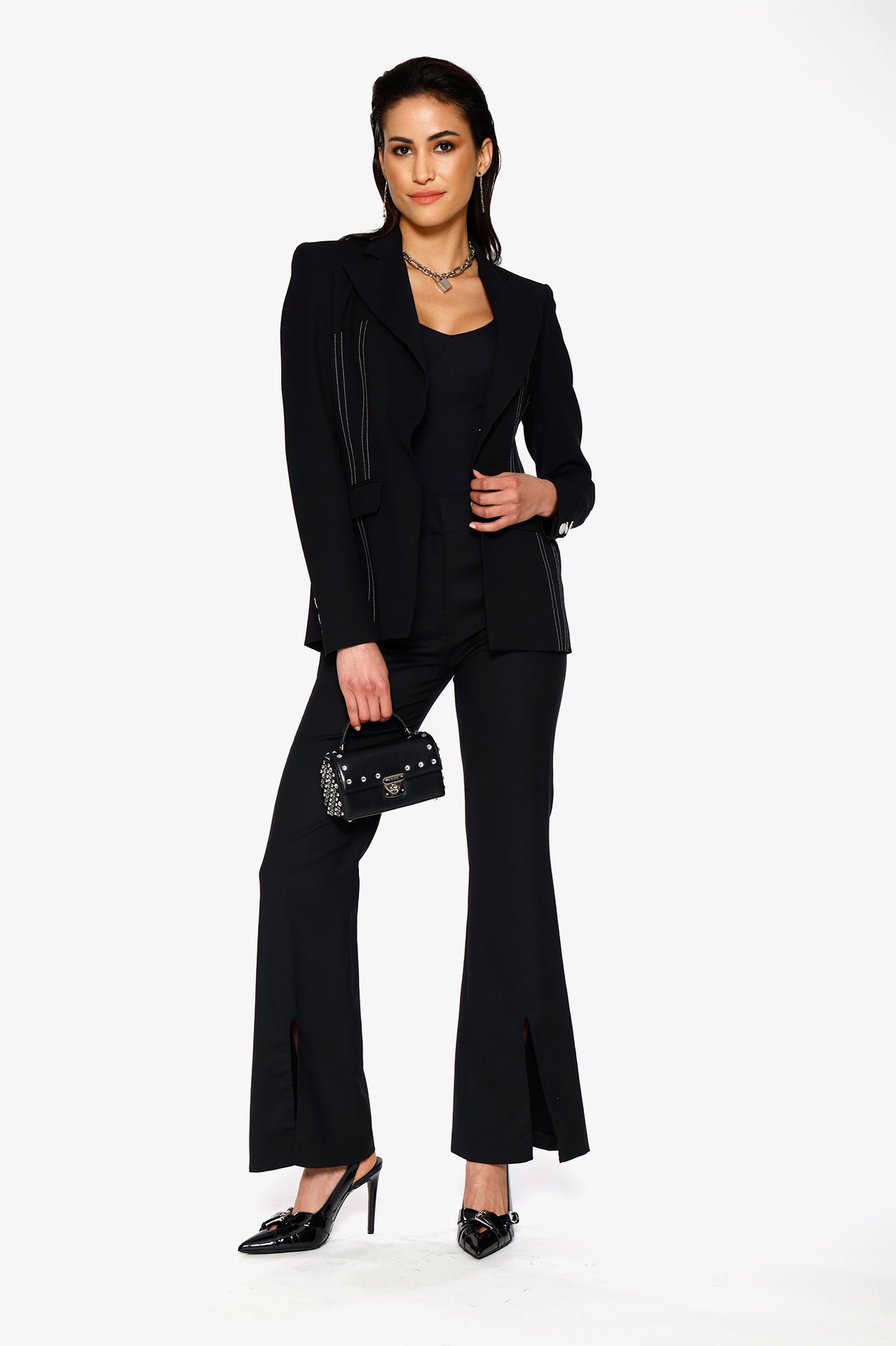 Onyx Corset Blazer