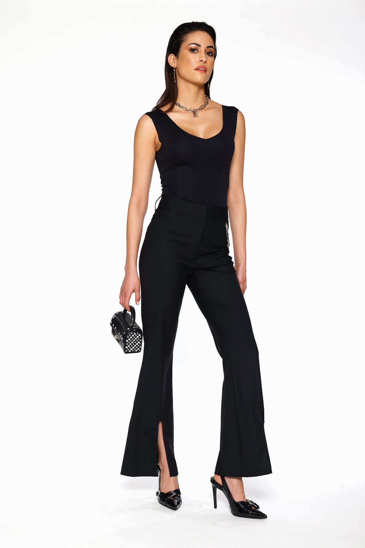 Oxford Slit Pant