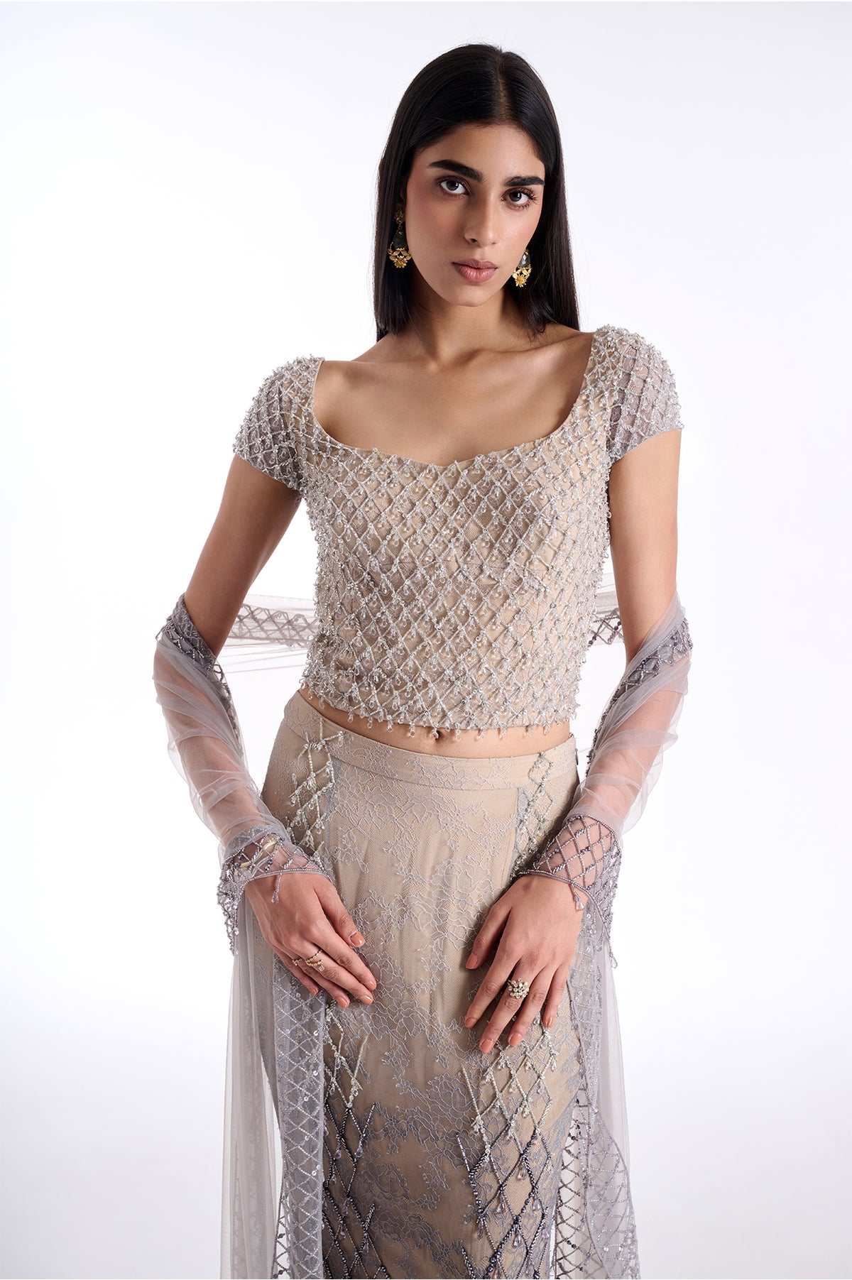 Moonveil Lace Lehenga