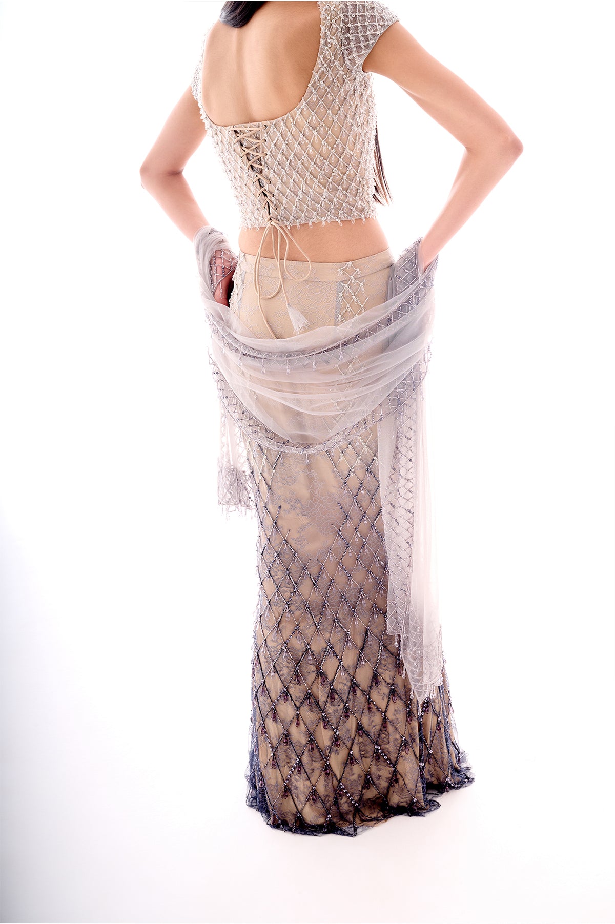 Moonveil Lace Lehenga