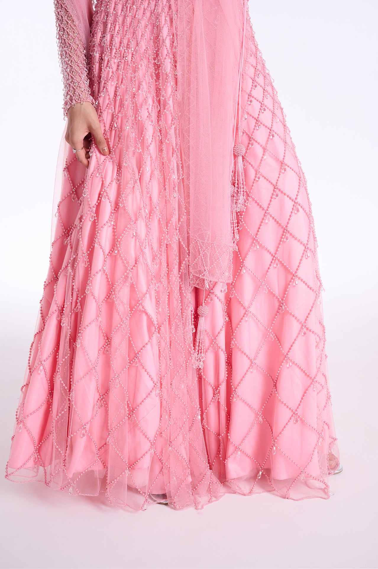 Blush Lyra Pearl Lehenga