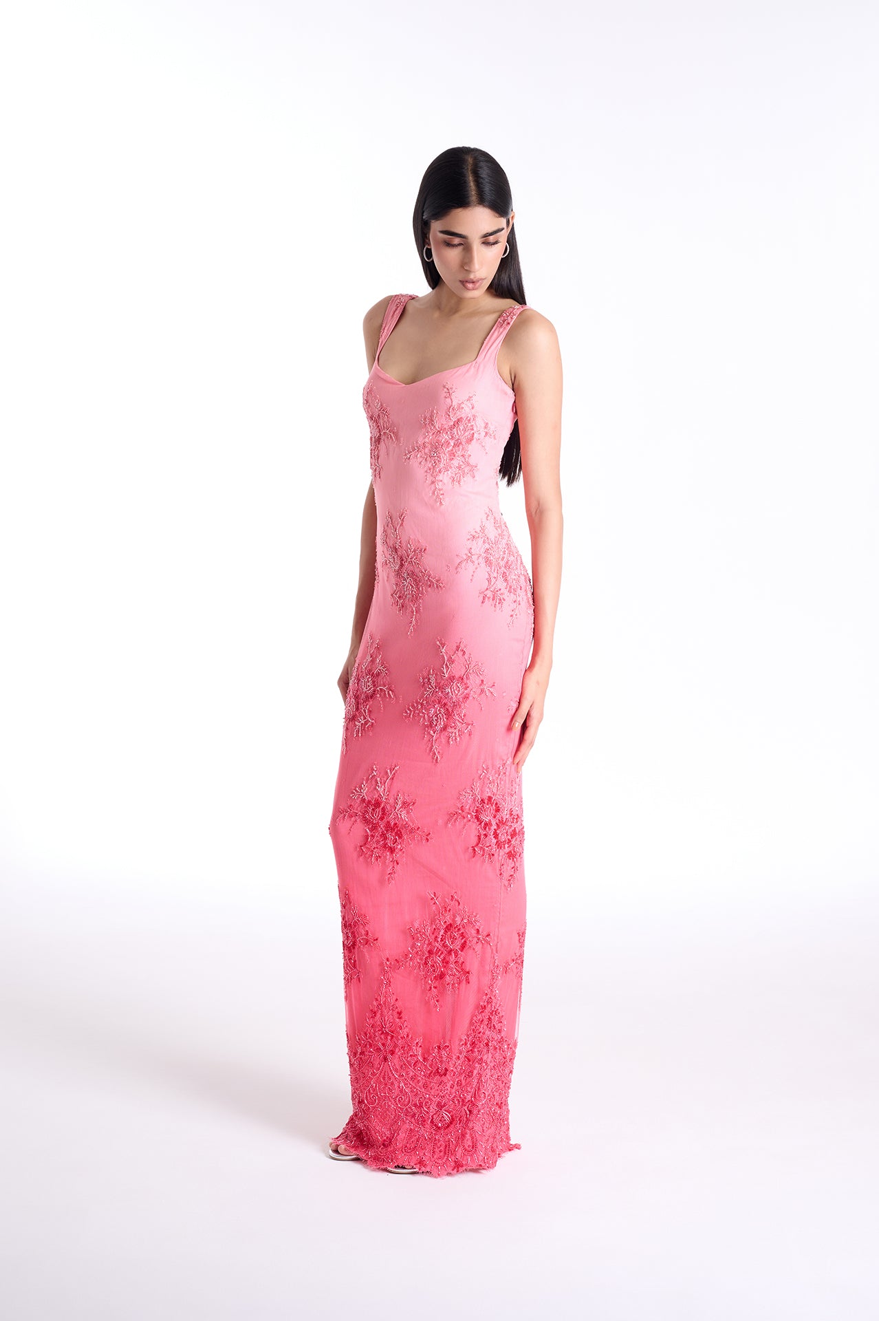 Rose Château Lace Gown