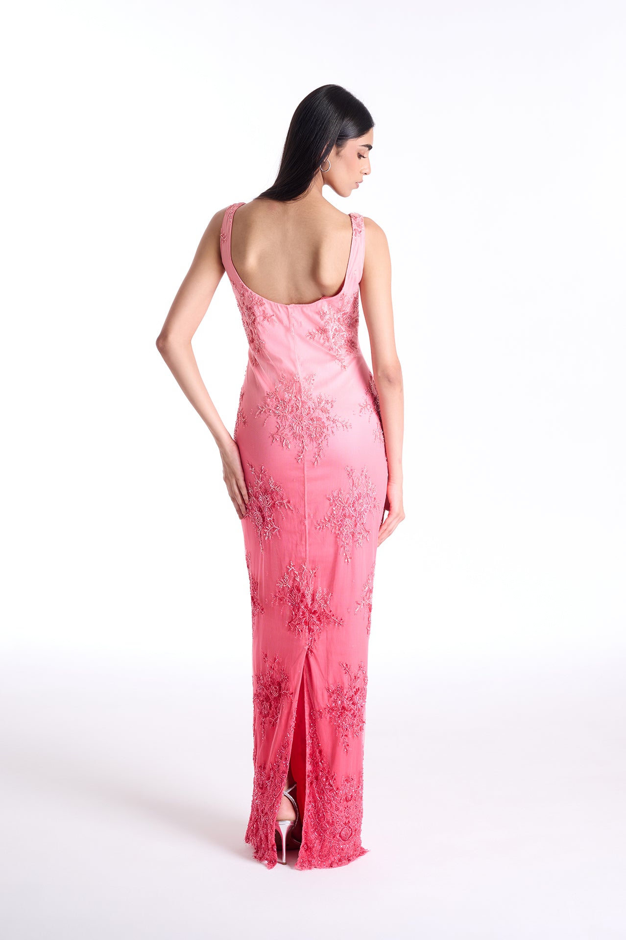 Rose Château Lace Gown