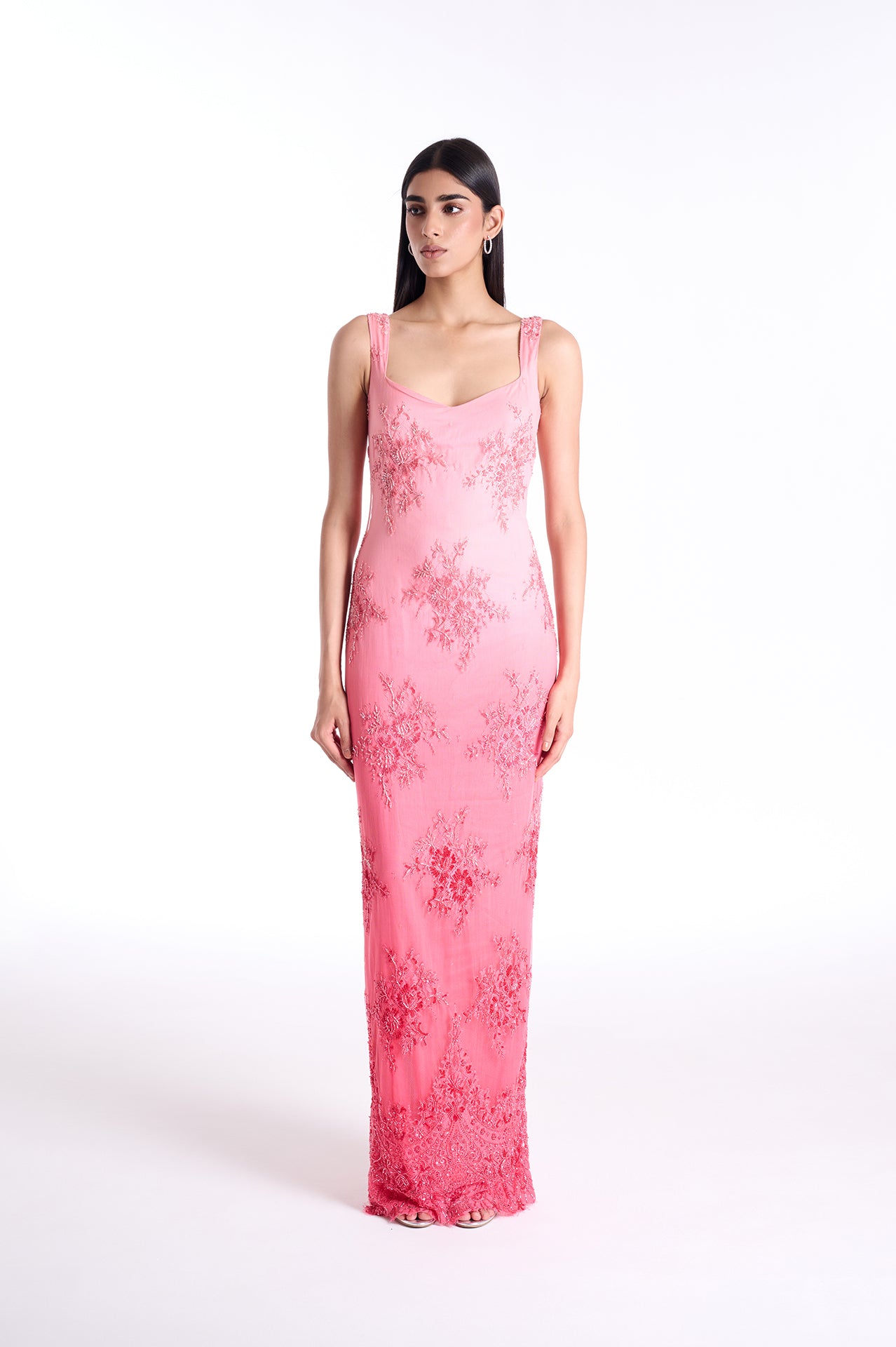 Rose Château Lace Gown
